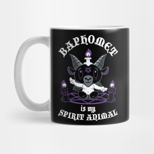 Baphomet is My Spirit Animal - Occult - Creepy Cute - Goth Mug